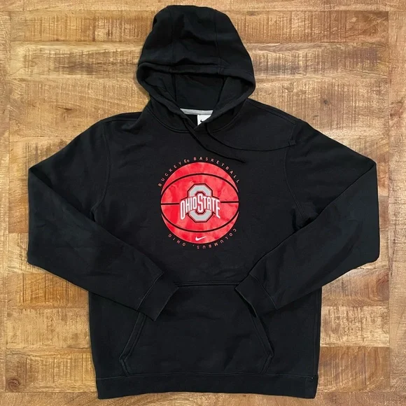 Nike Ohio State Buckeyes Club Fleece Pullover Hoodie - Picture 1 of 6